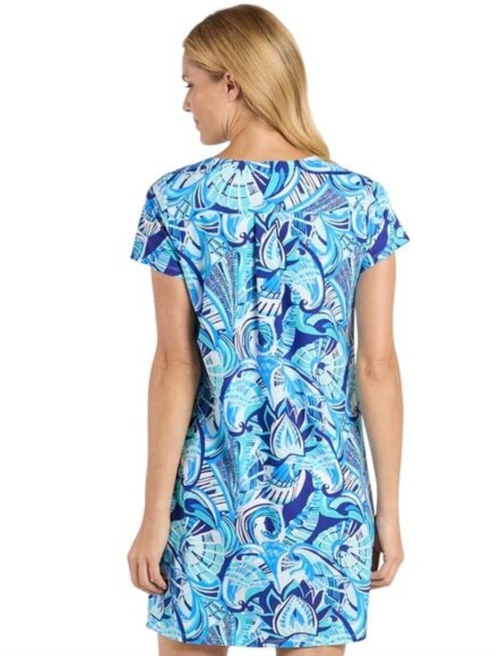 NWT Jude Connally $198 Ella Fanfair Seaglass Mini Dress - Picture 3 of 6